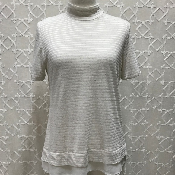 White House Black Market Tops - WHBM Mock Turtleneck Top